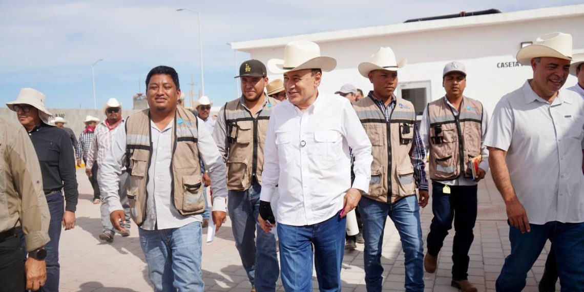 Gobernador Durazo consolida acciones para eficientar suministro de Acueducto Yaqui a comunidades