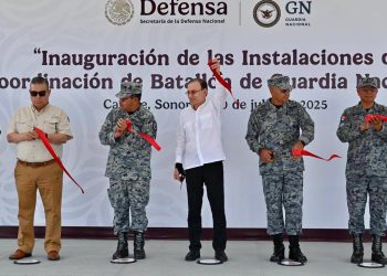 Gobernador Durazo inaugura instalaciones de la Guardia Nacional en Cajeme; suman 19 en Sonora