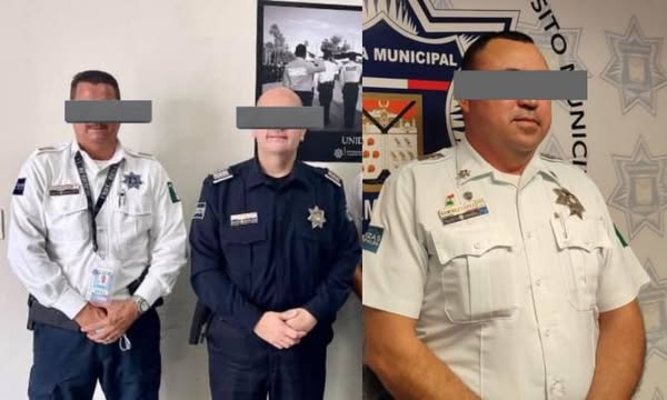Detienen a ex jefes de la policía municipal de Hermosillo, Sonora, José Ángel Román Rodríguez y Pánfilo Ramírez López, así como Emilio Hoyos