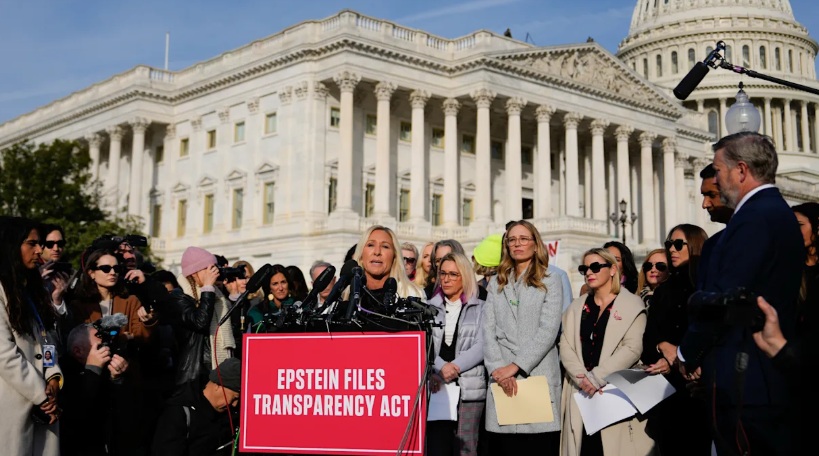 Piden justicia victimas de Jeffrey Epstein en La Cámara de Representantes de EEUU piden divulgar archivos de Epstein