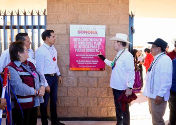 Durazo y el INPI refuerzan el Plan de Justicia con obras educativas en Punta Chueca