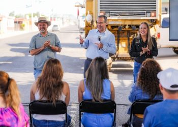 Arranca Toño Astiazarán recarpeteo de la calle Reforma en beneficio a miles de hermosillenses del sector Norte